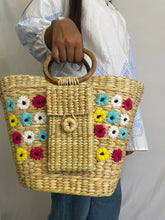 Load image into Gallery viewer, KAUNA EMBRIODERY HANDBAG WITH PHONE HOLDER
