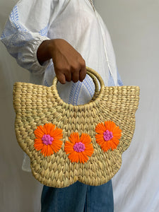 KAUNA EMBRIODERY BUTTERFLY SHAPE BAG