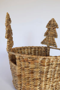 WATER HYACINTH HAMPER BASKET