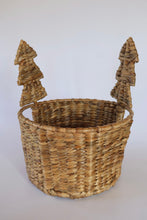 Load image into Gallery viewer, WATER HYACINTH HAMPER BASKET
