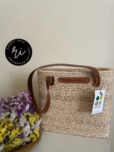 BANANA FIBRE BAG HAMPER