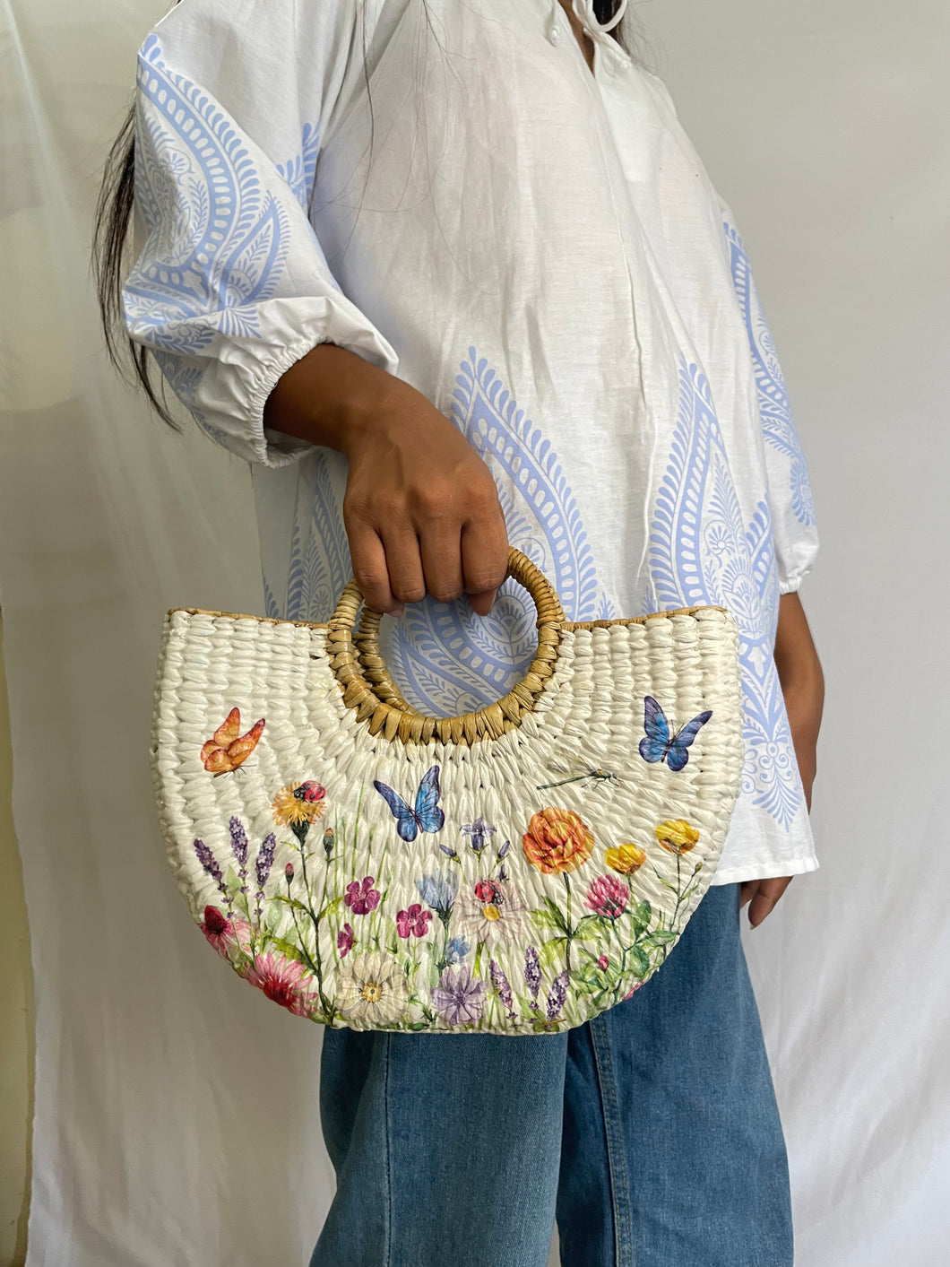 KAUNA PRINTED HANDBAG