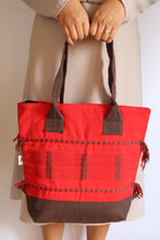 Load image into Gallery viewer, Handloom Tote Bag
