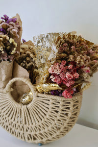 JUTE IRON FRAME BASKET