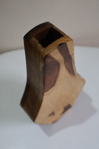 WOODEN VASE