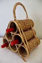 Load image into Gallery viewer, WATER HYACINTH WINE RACK
