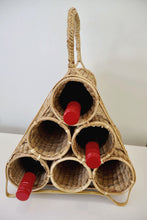 Load image into Gallery viewer, WATER HYACINTH WINE RACK
