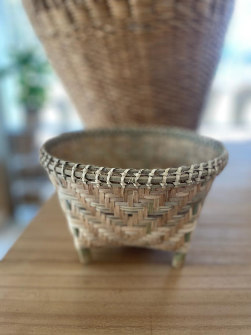 NATURAL BAMBOO BASKET