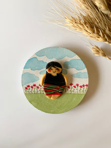 ANGAMI NAGA FRIDGE MAGNET