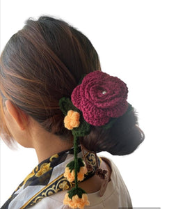 FLOWER HAIR BUN