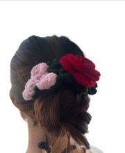 Load image into Gallery viewer, FLOWER HAIR BUN
