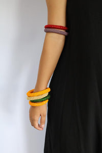 GOULU BEADED BANGLE SET