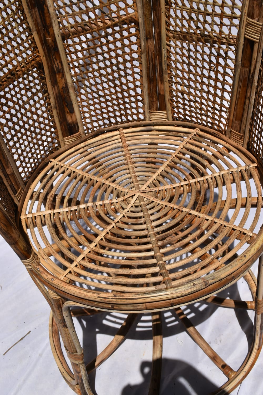 Cane webbing store chair