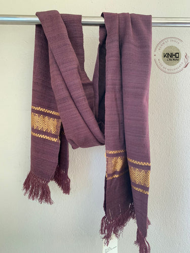 Naturally Dyed Eri silk stole Success